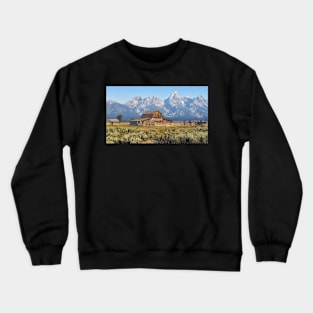 Famous Barn at Grand Teton Crewneck Sweatshirt